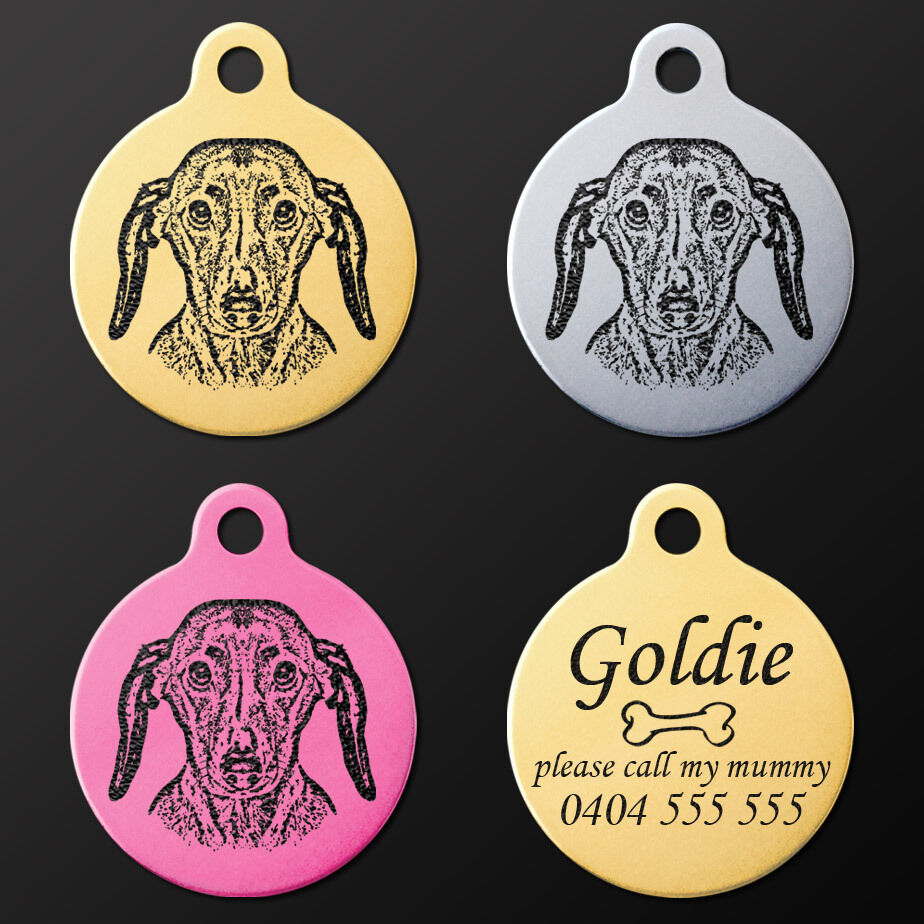 Sausage Dog Name Tag